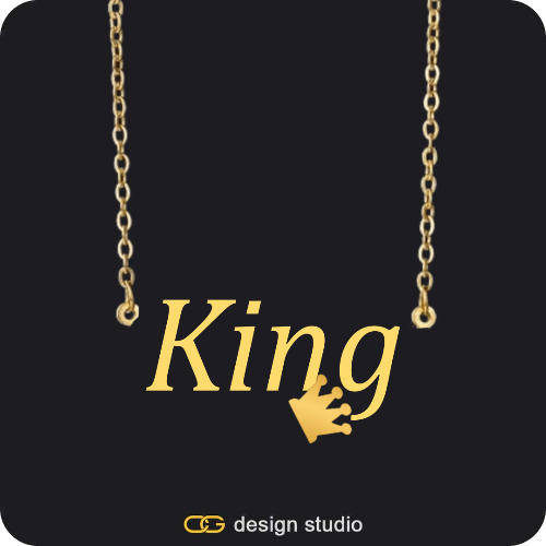The Essential Name Necklace: Charm