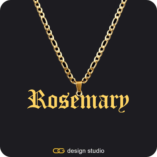 The Essential Name Necklace: Looped