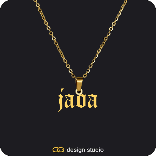 The Essential Name Necklace: Looped