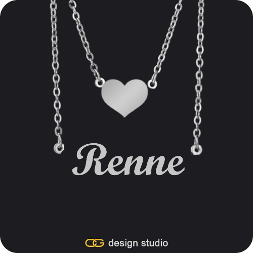 The Essential Name Necklace: Double Layer