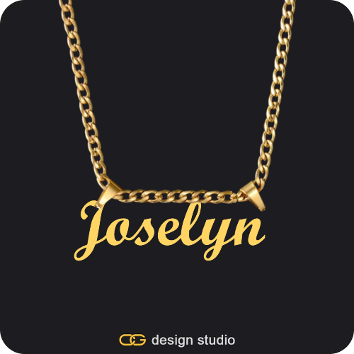 The Essential Name Necklace: Double Loop
