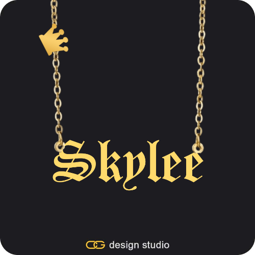 The Essential Name Necklace: Charm
