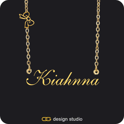 The Essential Name Necklace: Charm
