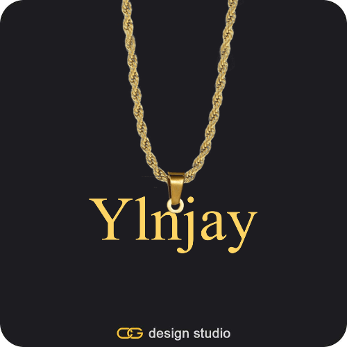 The Essential Name Necklace: Looped