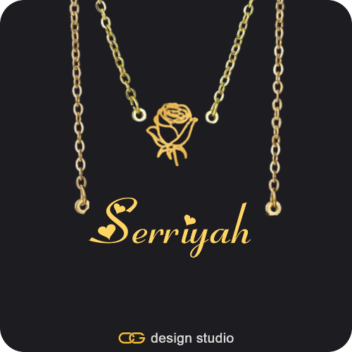 The Essential Name Necklace: Double Layer