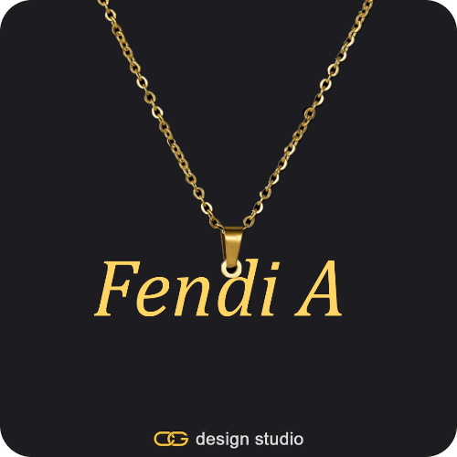 The Essential Name Necklace: Looped