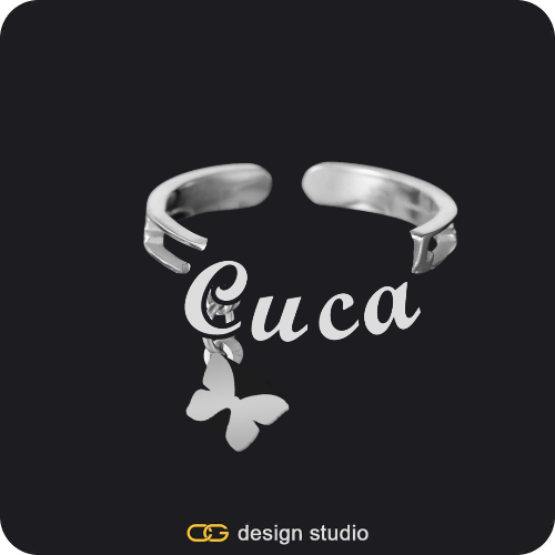 The Charm Name Ring