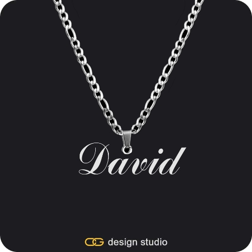 The Essential Name Necklace: Looped