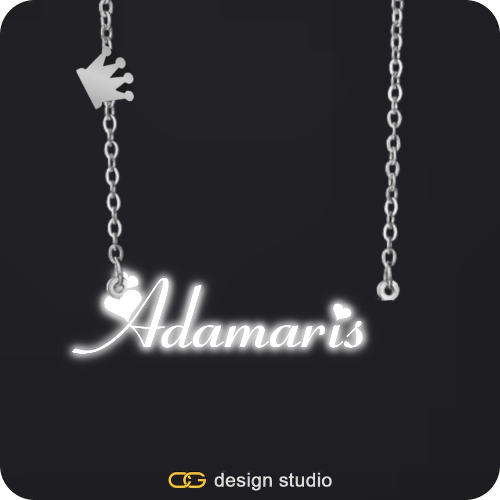 The Essential Name Necklace: Sparkling Charm