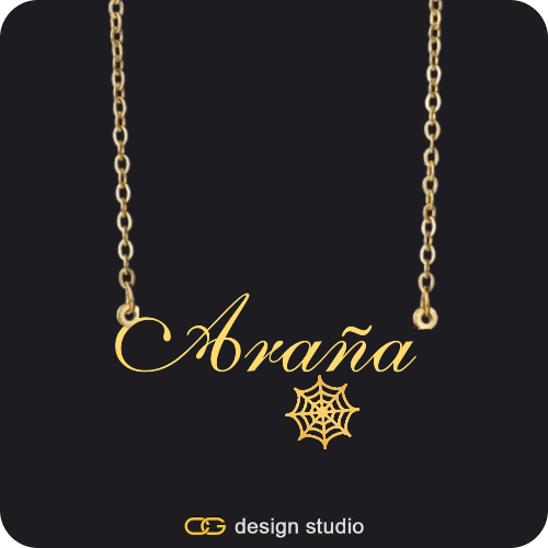 The Essential Name Necklace: Charm