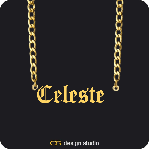 The Essential Name Necklace: Cuban chain