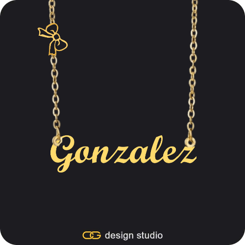 The Essential Name Necklace: Charm