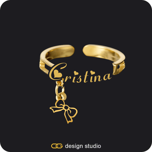 The Charm Name Ring