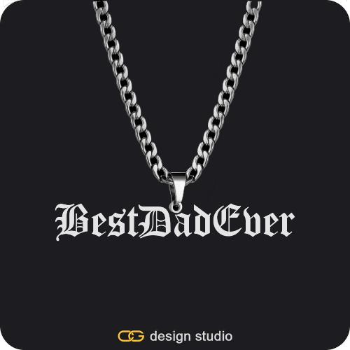 The Essential Name Necklace: Looped