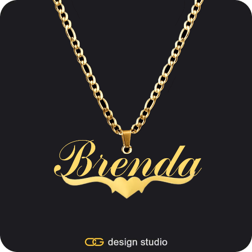 The Essential Name Necklace: Underline