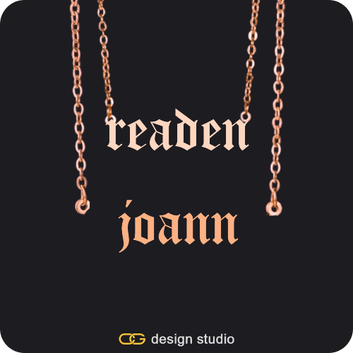 The Essential Name Necklace: Double Layer
