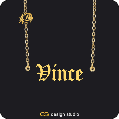 The Essential Name Necklace: Charm