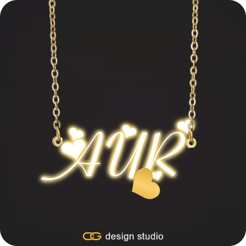 The Essential Name Necklace: Sparkling Charm