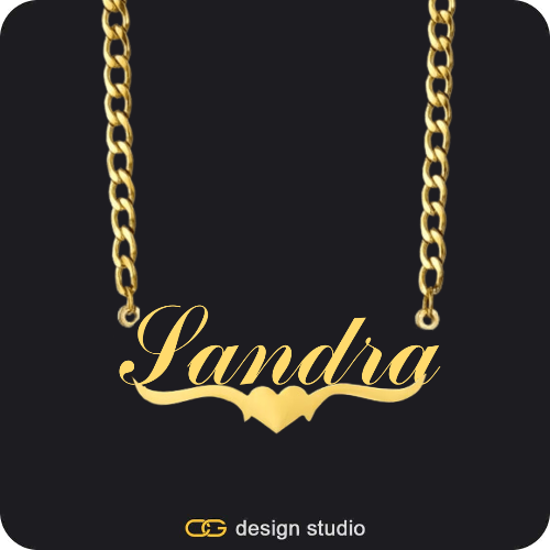 The Essential Name Necklace: Underline