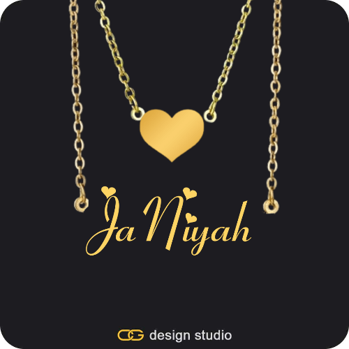 The Essential Name Necklace: Double Layer