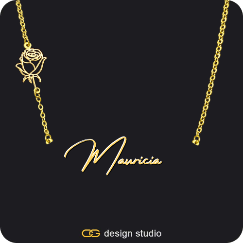 The Premier Script Name Necklace