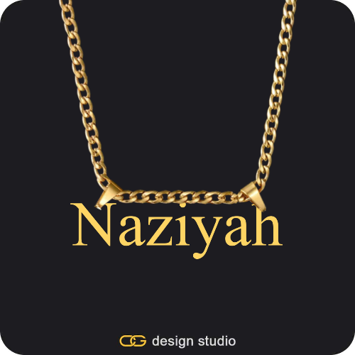 The Essential Name Necklace: Double Loop