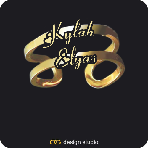 The Bold Name Ring