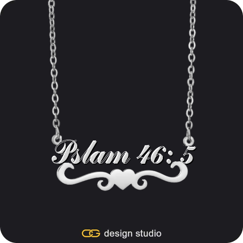 The Essential Name Necklace: Underline