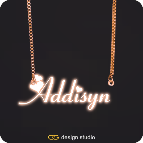 The Essential Name Necklace: Sparkling