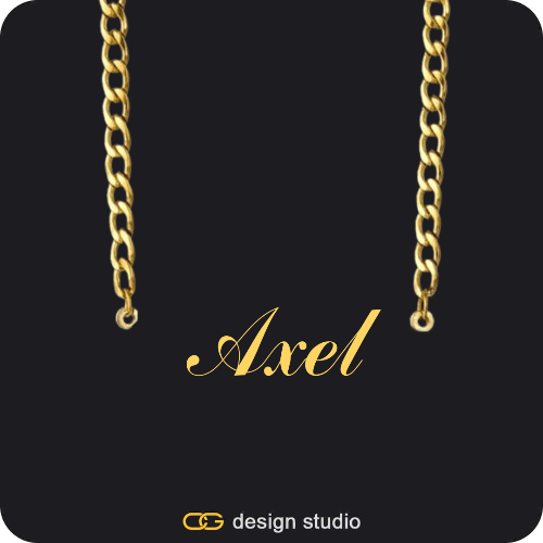 The Essential Name Necklace: Cuban chain