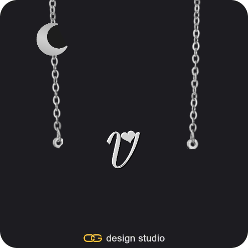 The Essential Name Necklace: Charm