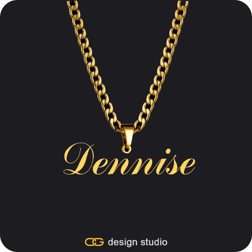 The Essential Name Necklace: Looped