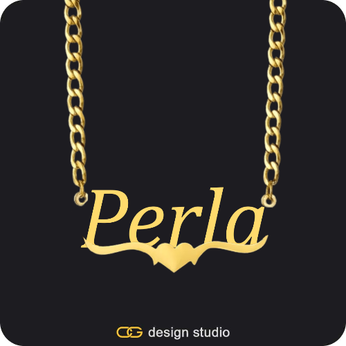 The Essential Name Necklace: Underline