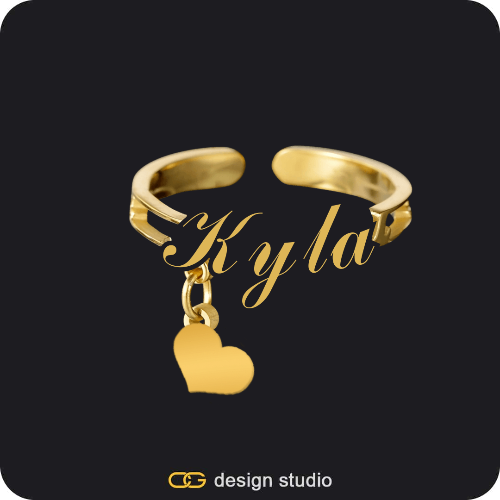 The Charm Name Ring