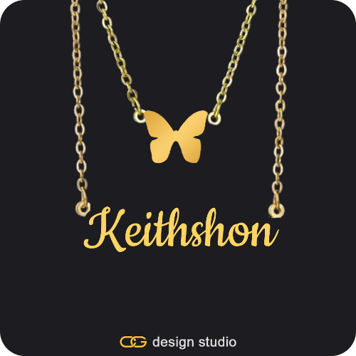 The Essential Name Necklace: Double Layer