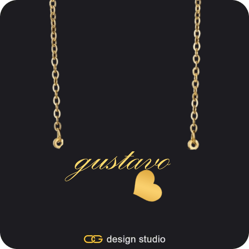 The Essential Name Necklace: Charm