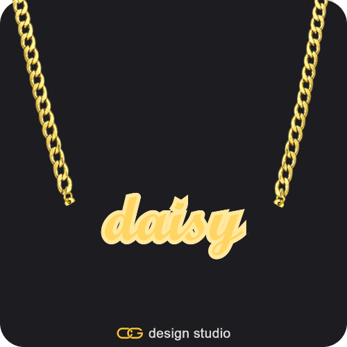 The Spotlight Double Plated Name Necklace