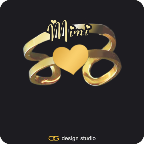 The Bold Name Ring