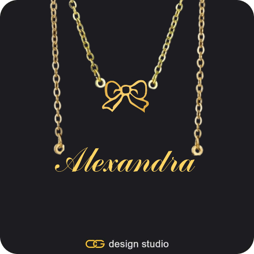 The Essential Name Necklace: Double Layer