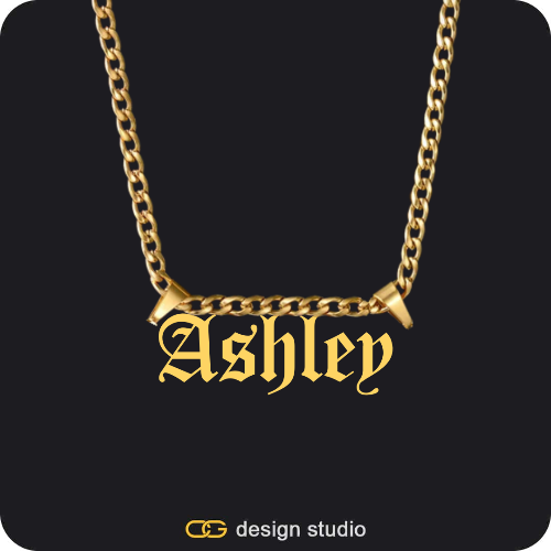 The Essential Name Necklace: Double Loop