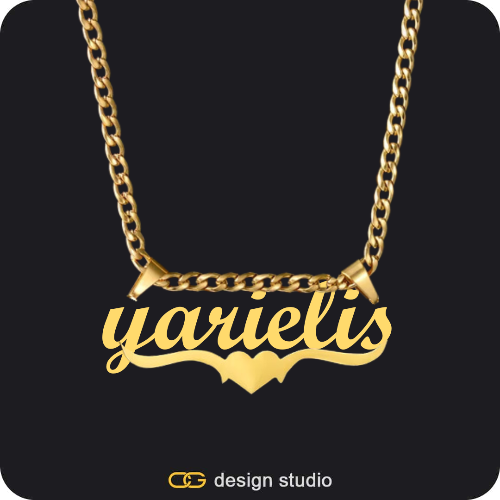The Essential Name Necklace: Underline