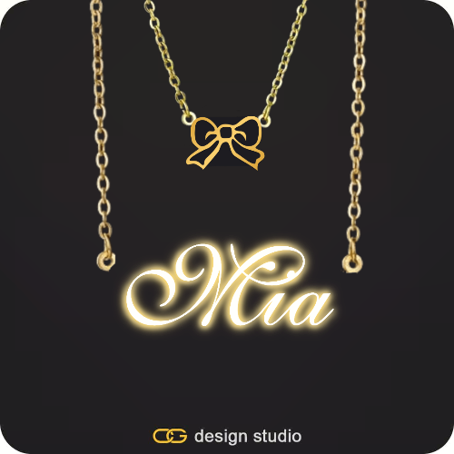 The Essential Name Necklace: Sparkling Charm