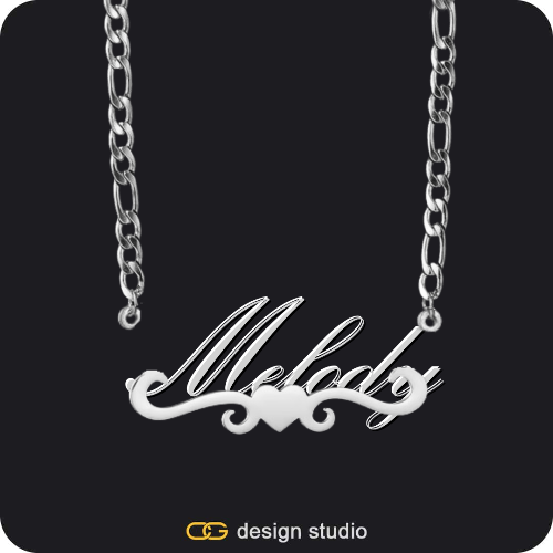 The Essential Name Necklace: Underline