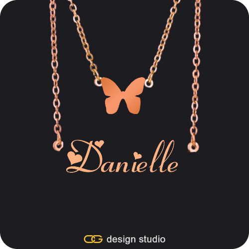 The Essential Name Necklace: Double Layer