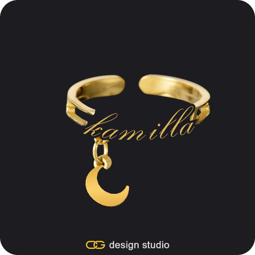 The Charm Name Ring