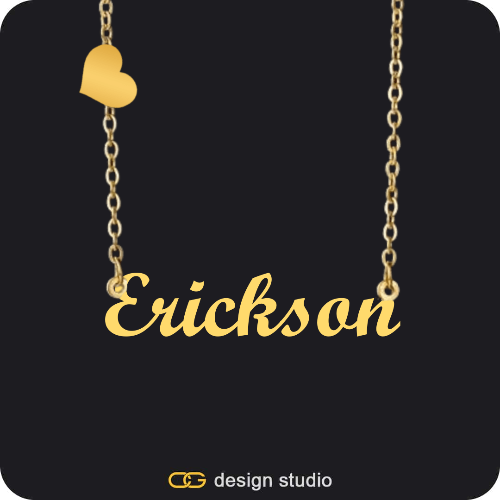 The Essential Name Necklace: Charm