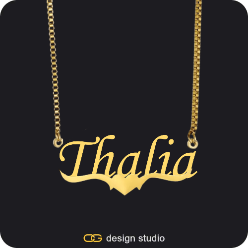 The Essential Name Necklace: Underline