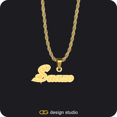 The Spotlight Double Plated Name Necklace