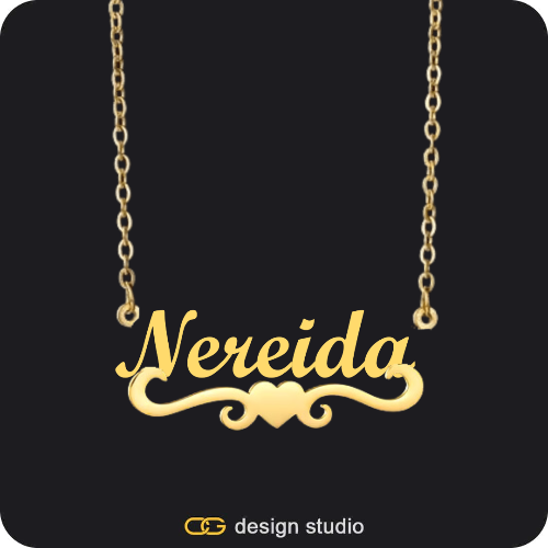 The Essential Name Necklace: Underline