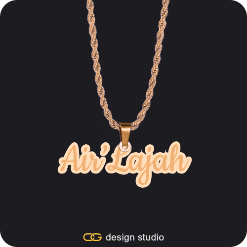 The Spotlight Double Plated Name Necklace